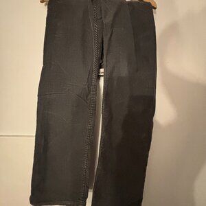 Everlane High Waist Straight Jeans Women 28 Black Minimalist Streetwear